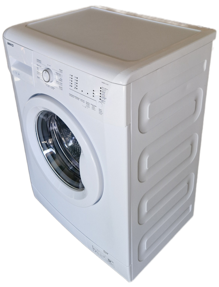  Beko WMB51421 tweedehands 5 kg wasmachine met 1400 toeren,