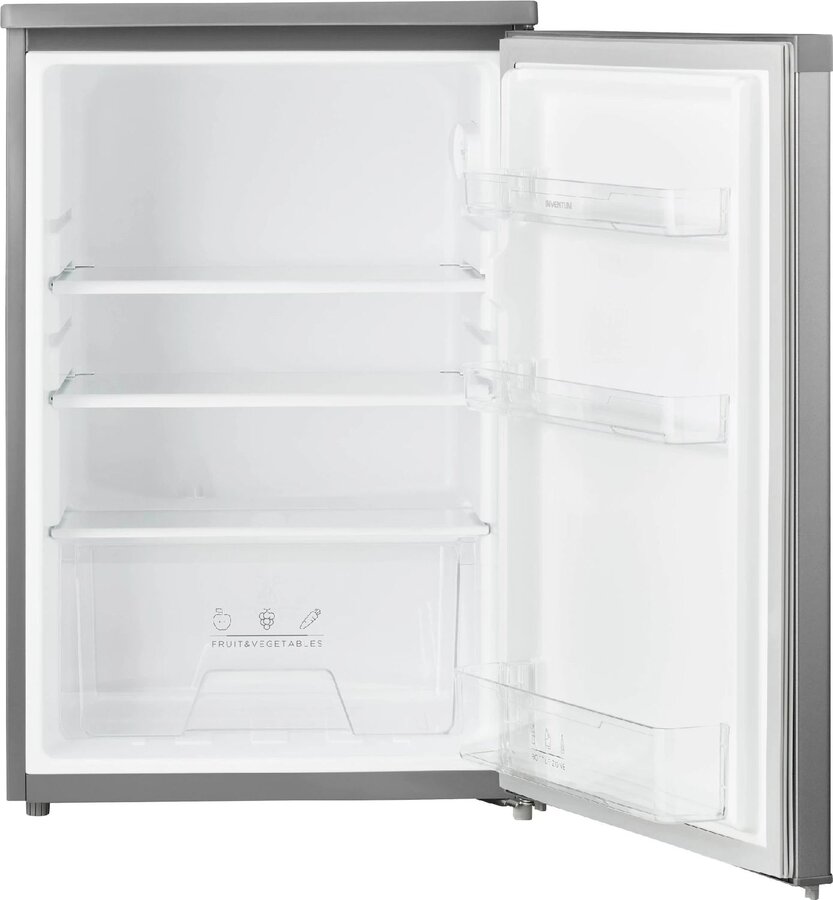 Inventum KK550S Tafelmodel Koelkast - 131 Liter - Zonder Vriesvak - RVS - 55 cm Breed
