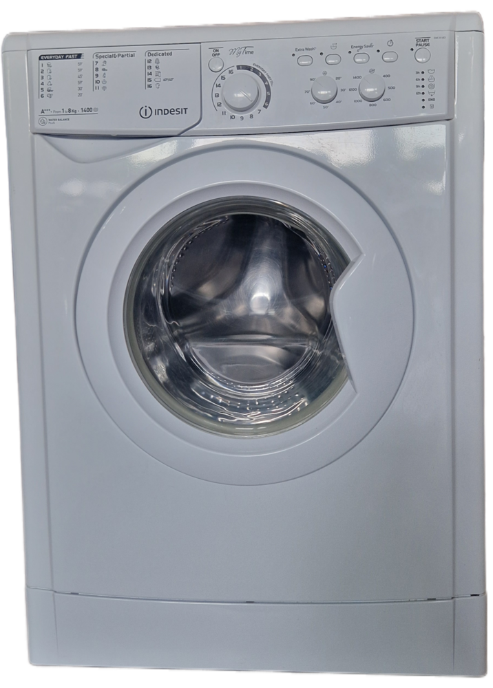 Indesit EWC81483W EU is een tweedehands A+++ wasmachine met 8 kg 