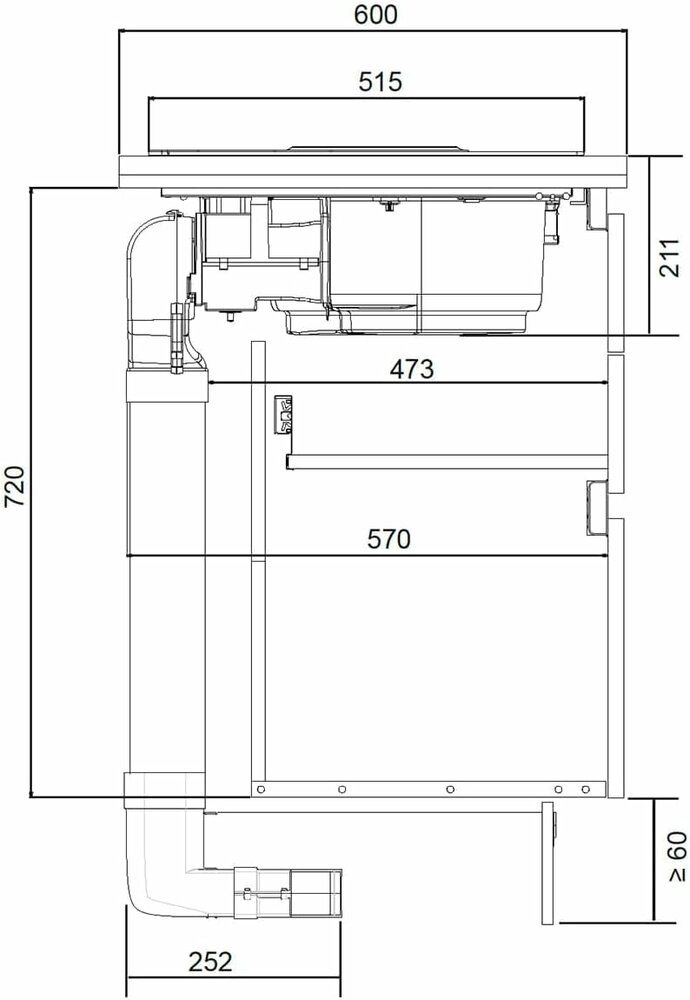 Samsung NZ84T9747VK/UR Inductiekookplaat met ge&iuml;ntegreerde afzuiging