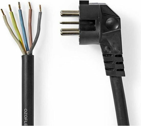 Perilex aansluitkabel 2 meter met haakse stekker