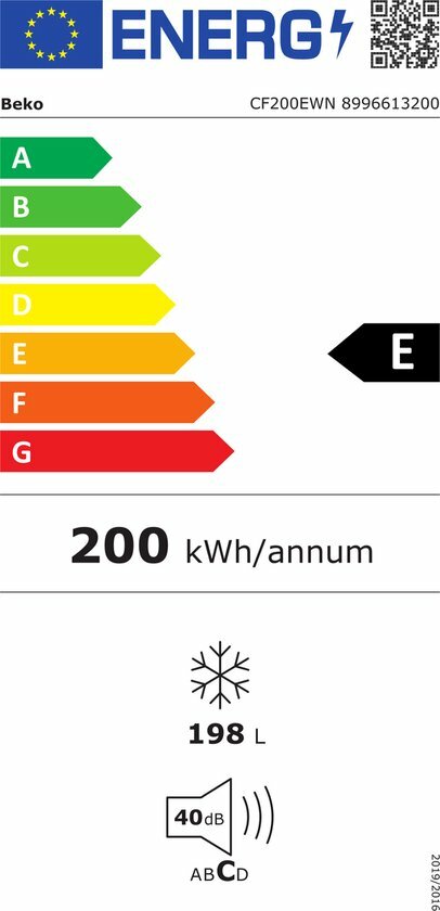 BEKO CF200EWN Vrieskist 