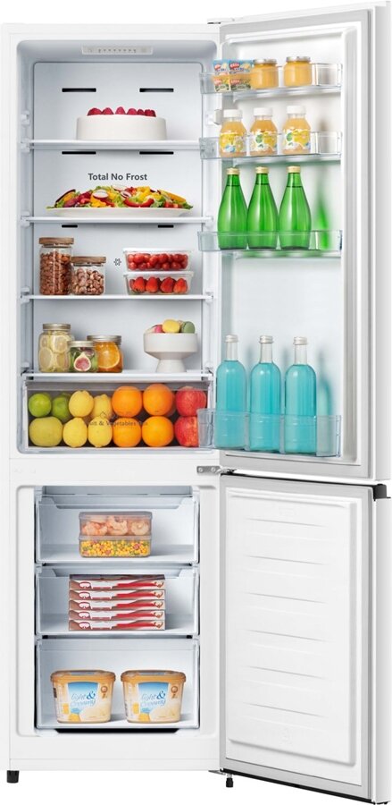 Hisense RB329N4AWE koel-vriescombinatie  No Frost,  