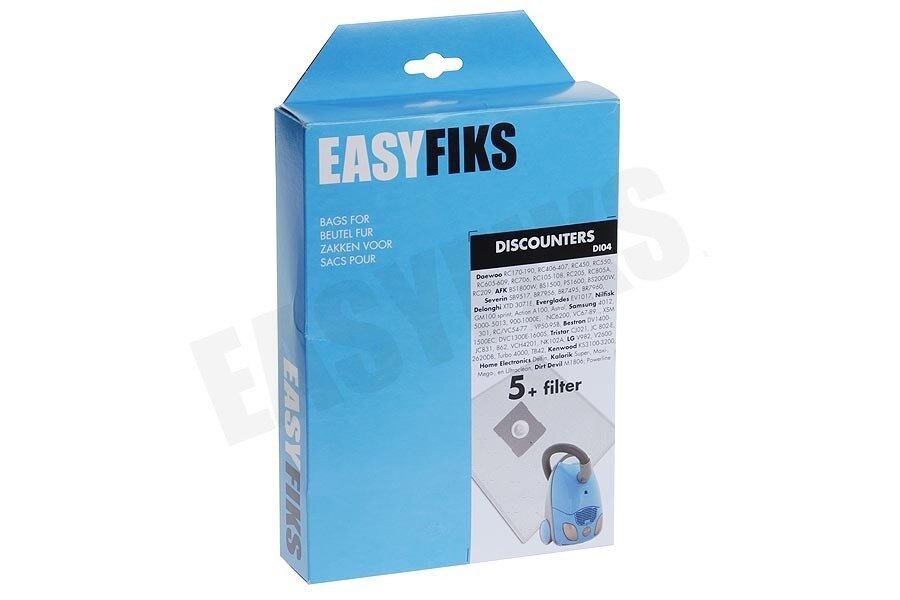 Easyfiks DI04 Micro Fleece stofzuigerzakken 