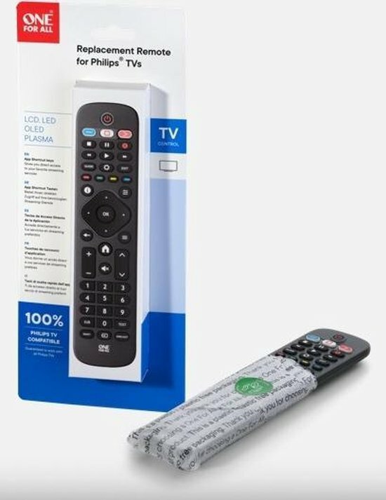 One For All URC4913 afstandsbediening voor alle Philips tv's