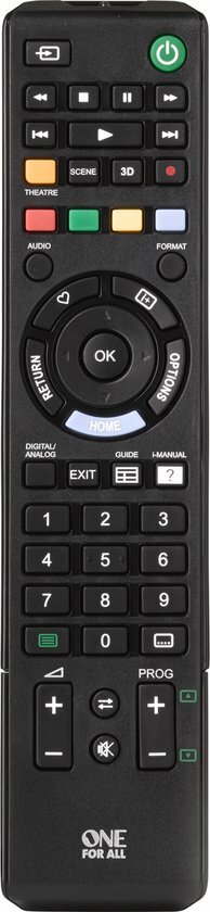 One For All URC1912 vervangende afstandsbediening voor alle Sony tv's