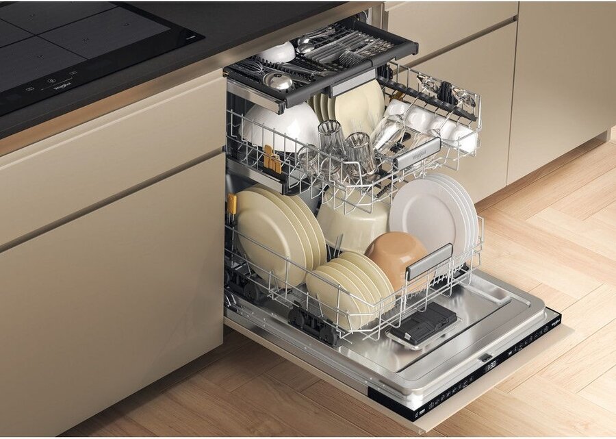 Whirlpool WH7IA15AM3LS0 volledig ge&iuml;ntegreerde vaatwasser 