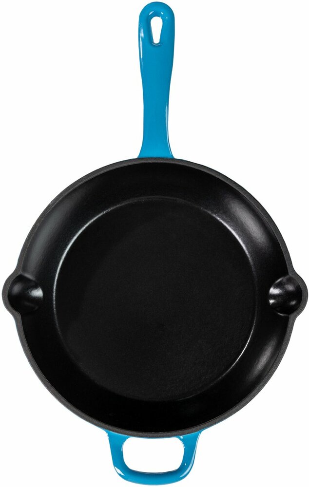 Bonapi Gietijzeren Koekenpan Skillet 26 cm &ndash; Ge&euml;mailleerd 