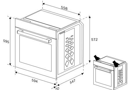 Beko BBIE11100B inbouwoven met 72 liter