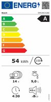 BOSCH SMV4ECX28E Serie 4 Inbouw Vaatwasser