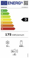  Inventum KV1808W koel-vriescombinatie 270 liter - 180 cm hoog - Wit
