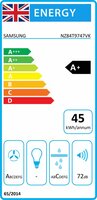 Samsung NZ84T9747VK/UR Inductiekookplaat met ge&iuml;ntegreerde afzuiging