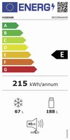Hisense RB329N4AWE koel-vriescombinatie  No Frost,  