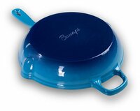 Bonapi Gietijzeren Koekenpan Skillet 26 cm &ndash; Ge&euml;mailleerd 