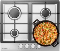 Inventum IKG6023GRVS 4-pits inbouw gaskookplaat 