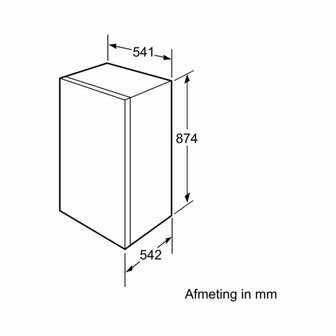 Bosch KIR18E62 inbouw koelkast
