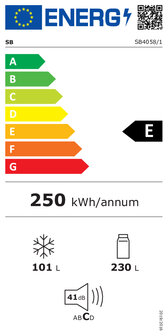SB4086/1 vrijstaande vrieskast No Frost 