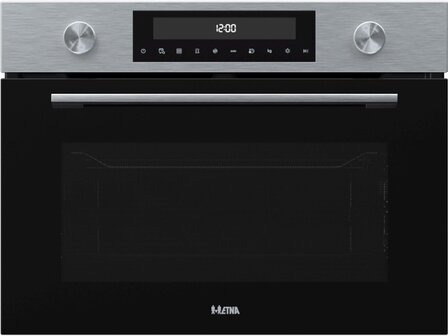 ETNA CM450RVS Inbouw Oven met Magnetronfunctie - Nis 45 cm