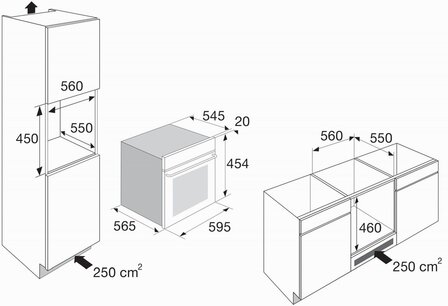 ETNA CM450RVS Inbouw Oven met Magnetronfunctie - Nis 45 cm