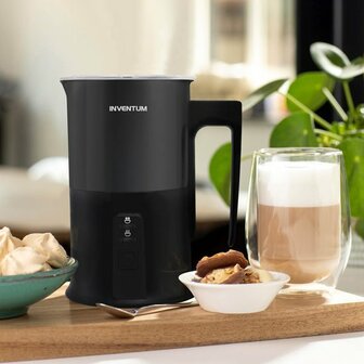 Inventum MK350B Zwart Melkopschuimer