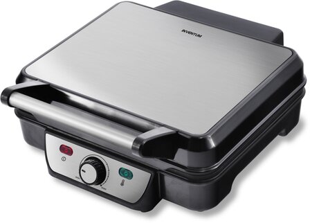 Inventum CG618 Contactgrill - 1800 watt - RVS/Zwart