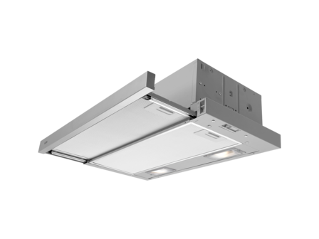 Etna AV560RVS vlakscherm afzuigkap&nbsp;met motor, 60cm