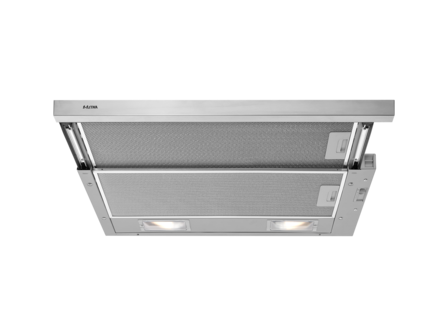 Etna AV560RVS vlakscherm afzuigkap&nbsp;met motor, 60cm