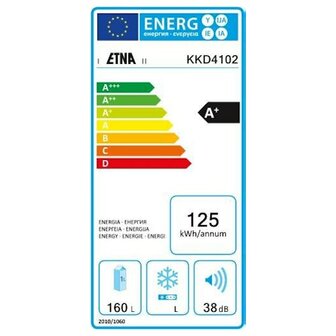 Etna KKD4102 Inbouw deur-op-deur koelkast (102 cm)