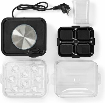 Nedis Eierkoker - Maatbeker - Aluminium / Zwart