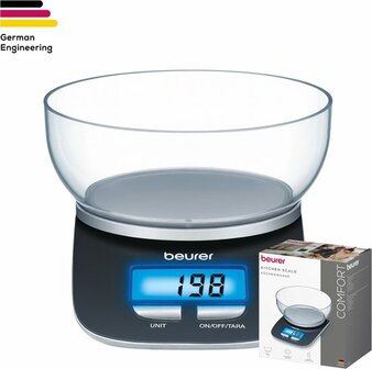 Beurer KS25 Digitale keukenweegschaal&nbsp;