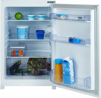 Beko  B1803N Inbouw koelkast 88 cm sleep deur