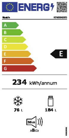 Bosch KIN86NSE0 inbouw koel-vriescombinatie