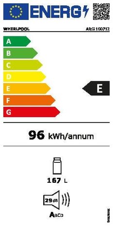 Whirlpool ARG 100712  inbouw-koelkast