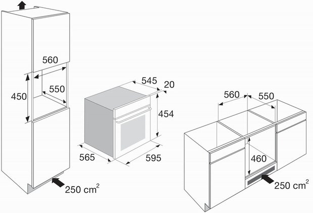 ETNA CM450RVS Inbouw Oven met Magnetronfunctie - Nis 45 cm