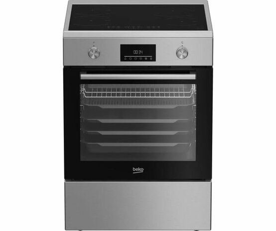 Beko FBMA6930GX RVS Inductie fornuis