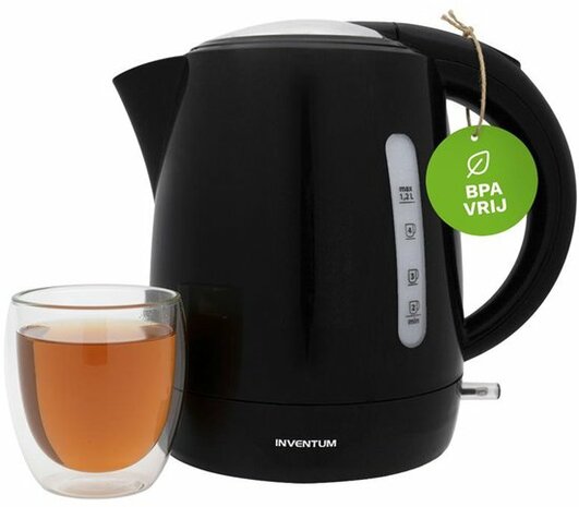 Inventum HW212 zwart waterkoker
