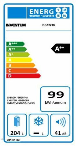 Inventum IKK1221S - Inbouw koelkast - Nis 122 cm&nbsp;