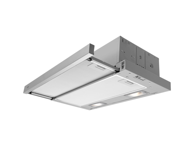 Etna AV560RVS vlakscherm afzuigkap&nbsp;met motor, 60cm