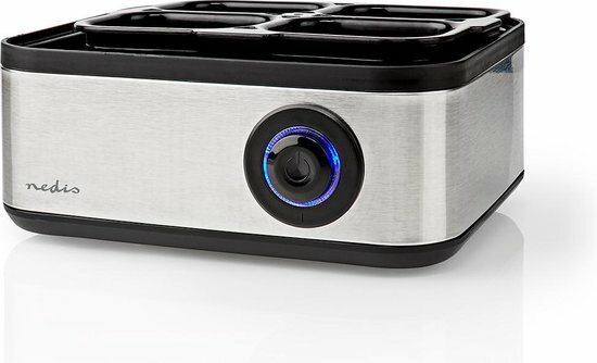 Nedis Eierkoker - Maatbeker - Aluminium / Zwart