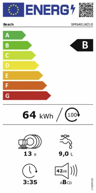 Bosch SMS4ELW21E Vaatwasser