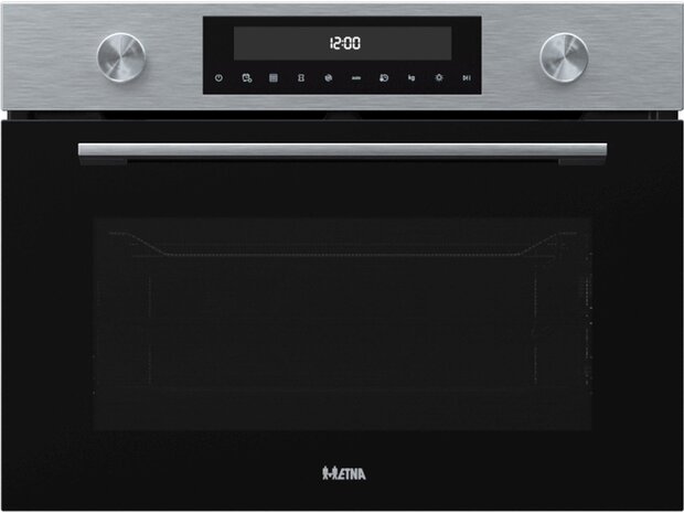ETNA CM450RVS Inbouw Oven met Magnetronfunctie - Nis 45 cm