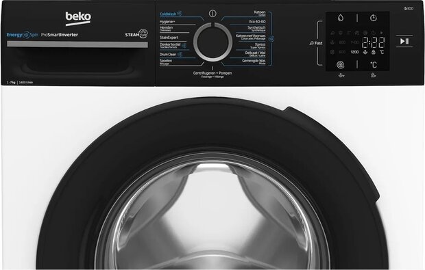 Beko BM3WFU3741B Wasmachine, 7kg