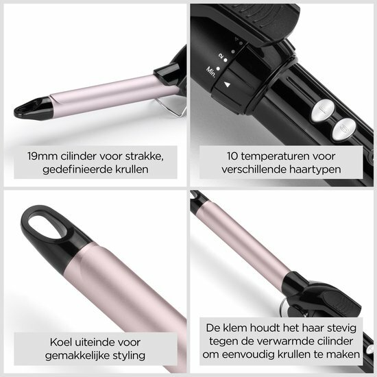BABYLISS C319ES Krultang Zwart