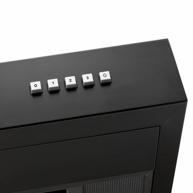 Inventum AKO6015ZWA Zwart Afzuigkap