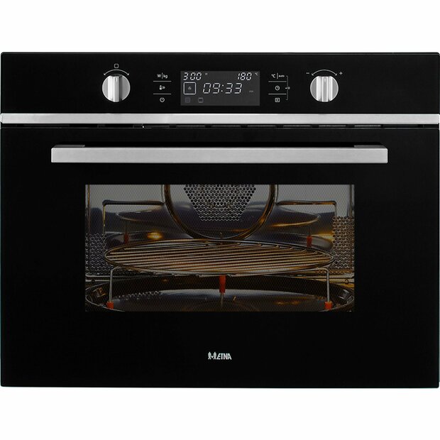 ETNA CM244ZT - inbouw Combimagnetron - nishoogte 45 cm - 900 W - Inhoud 44 l