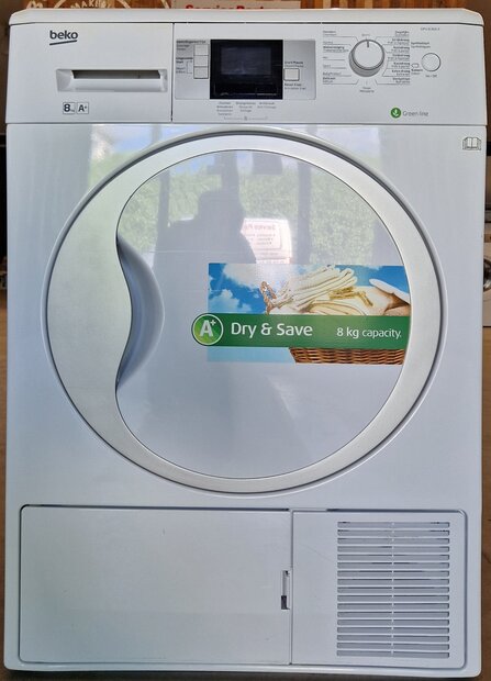 Beko DPU 8360X warmtepompdroger  8 kg  tweedehands