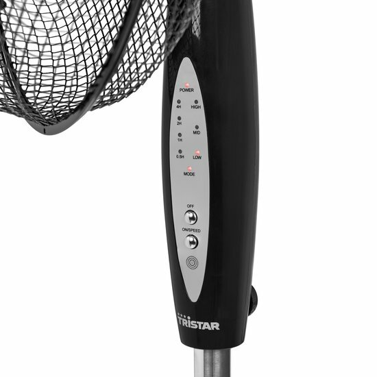 Tristar VE-5899 Statiefventilator met 3 snelheden, timer