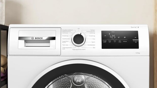 Bosch WTH8520LNL Serie 4 warmtepompdroger met 8 kg 