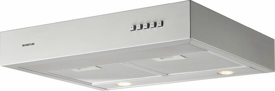 Inventum AKO6015RVS onderbouw afzuigkap van 60 cm