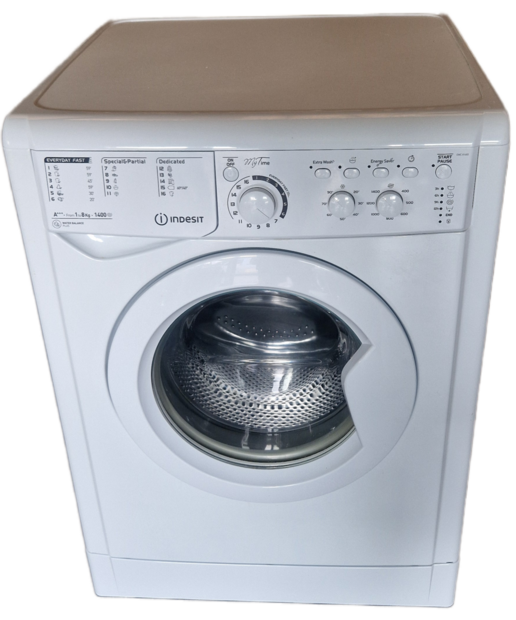 Indesit EWC81483W EU is een tweedehands A+++ wasmachine met 8 kg 